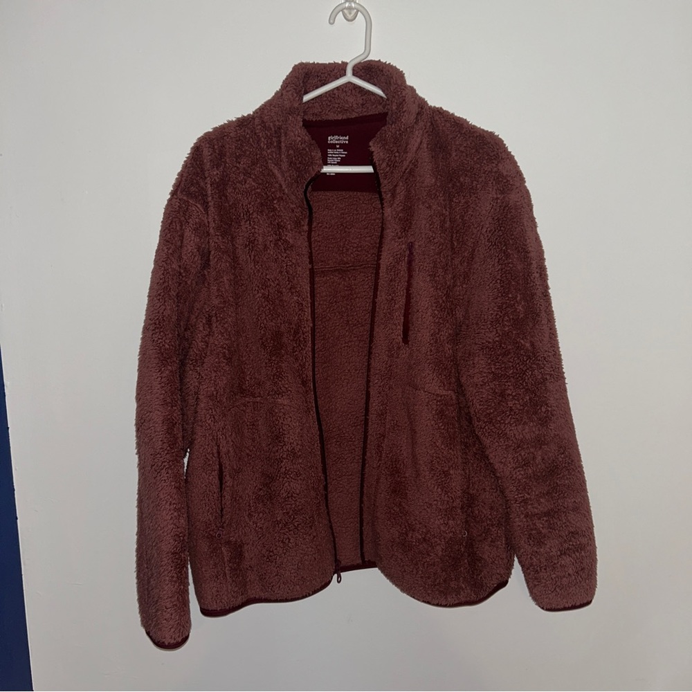 Girlfriend Collective Recycled Full-Zip Fleece